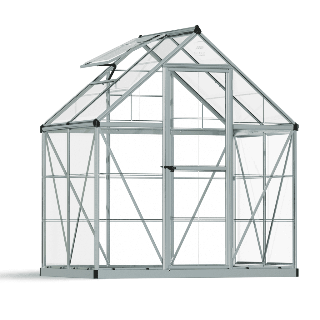 Palram Canopia® 6x4 Harmony™ Greenhouse (Silver) A1 Sheds