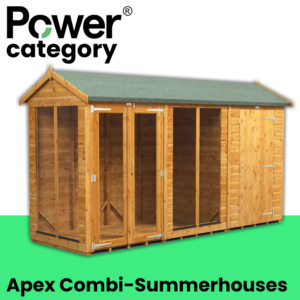 Power® Apex Combi-Summerhouses